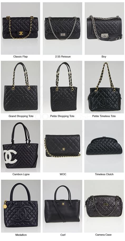 chanel bag clothing style|all Chanel bags catalogue.